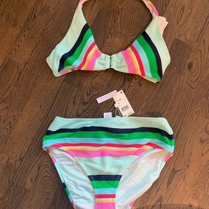 Trina Turk rainbow swimsuit